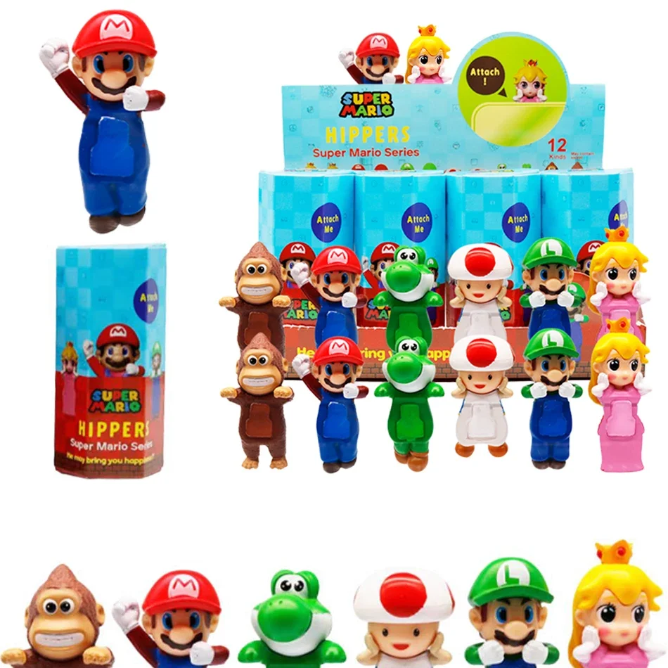 

Hot New Blind Box Super Mario Surprise Blind Box Cute Anime Figures Model Doll Toys Kids Gifts