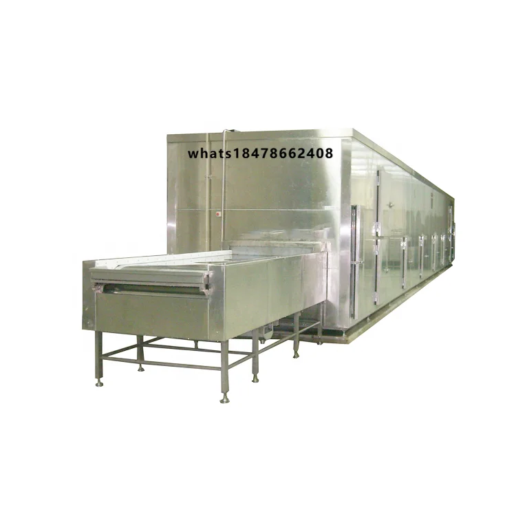 Fluidized Quick Freezer Equipment Quick Machine IQF Tunnel Freezer for Fruit Vegetable Seafood