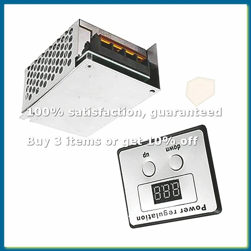 Water Heater Small Motors 4000W 220V AC SCR Voltage Regulator Dimmer Electric Motor Speed Temperature Controller-A56M