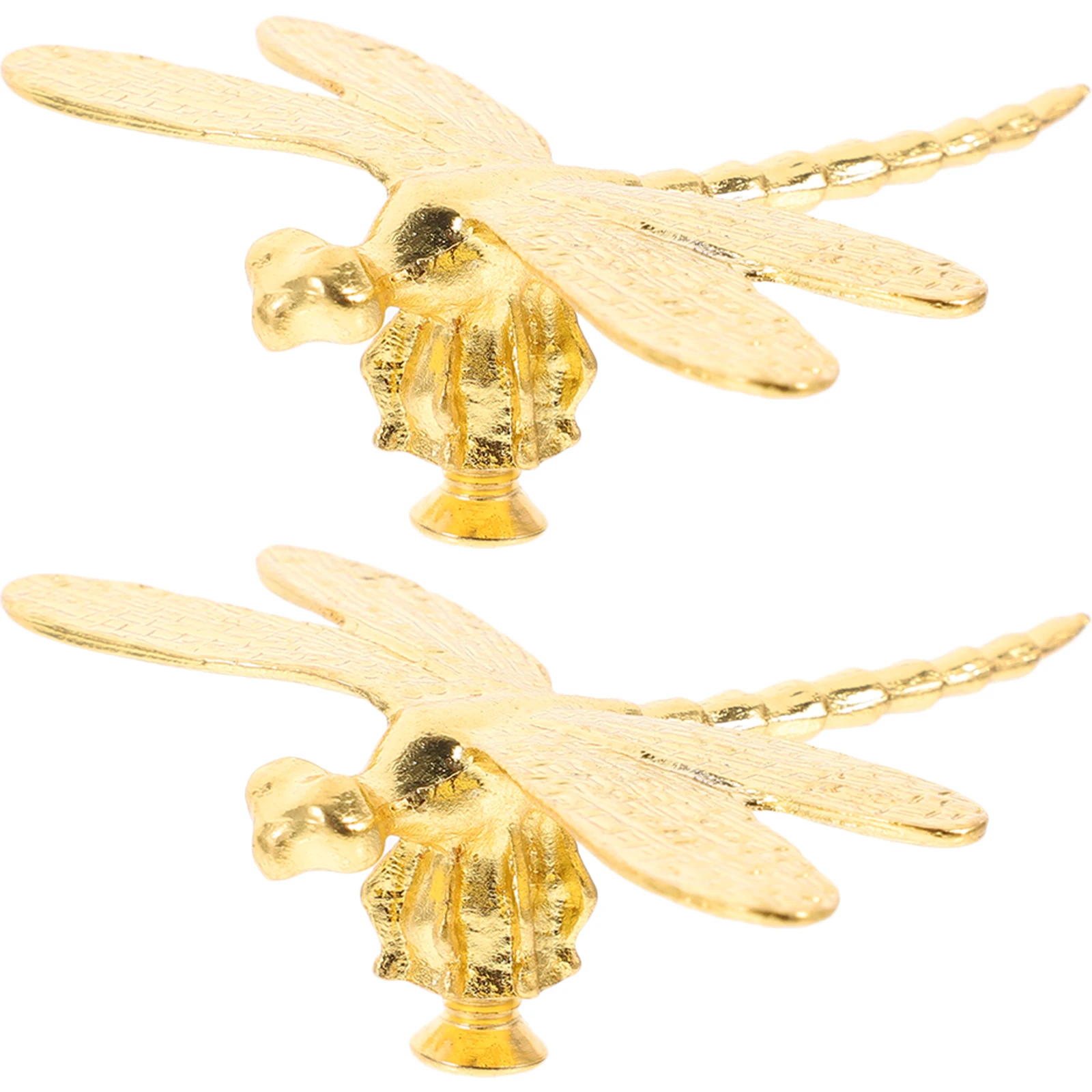

2 Pcs Dragonfly Dresser Knobs Golden H les For Cabinets Drawers Cabinet Door H les Hardware Decorative Furniture Pulls