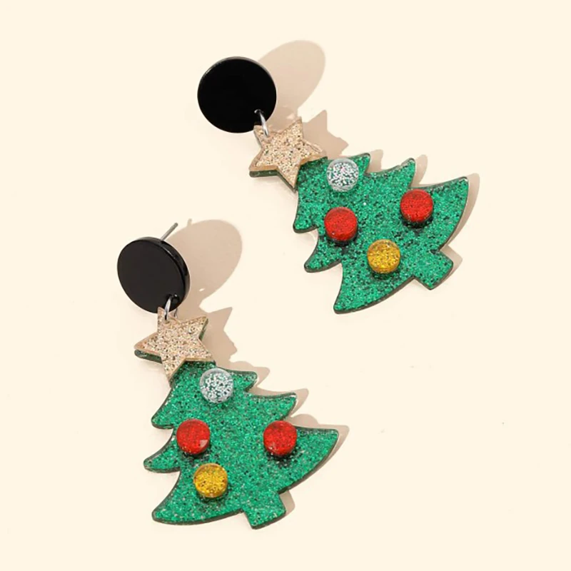 Christmas Earring for Women 2023 New Arrival Personality Dangle Earrings Holiday Style Jewelry Sets Festival Gift