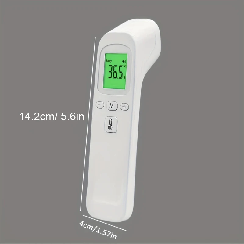 Multifunctionele Thermometer Drie-Kleuren Verlicht Display Voorhoofd Thermometer Digitale Display Infrarood Alarm Menselijk Lich