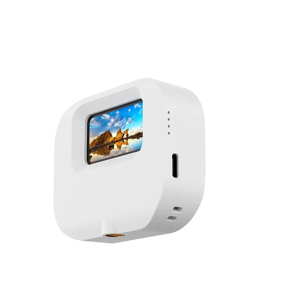 GO3 HD 1080P Haustierkamera mit Kragen, Anti-Shake, 1,47 Zoll HD-Farbbildschirm, Weitwinkel-Haustier-Sportkamera für Radfahren im Freien