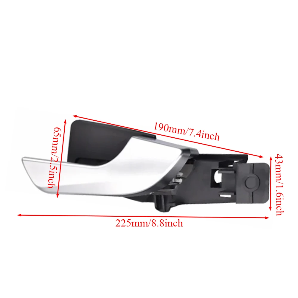 Front Rear Left Right Car Interior Door Handle for Alfa Romeo Giulietta Hatchback 2010 2011 2012 2013 2014 2015 2016 2017 2018 5