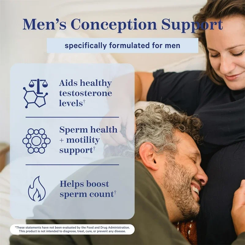Male Fertility - Promote Male Reproductive Health, Enhance Fertility, Improve Sperm Motility, Non-GMO, Non-irritating Vegan - Image 5