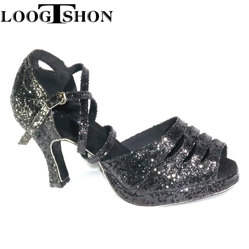 LOOGTSHON Latin water platform dancing shoes woman fashion shoes High Heels Jazz Shoes heels for girls  Shoe For Ballroom