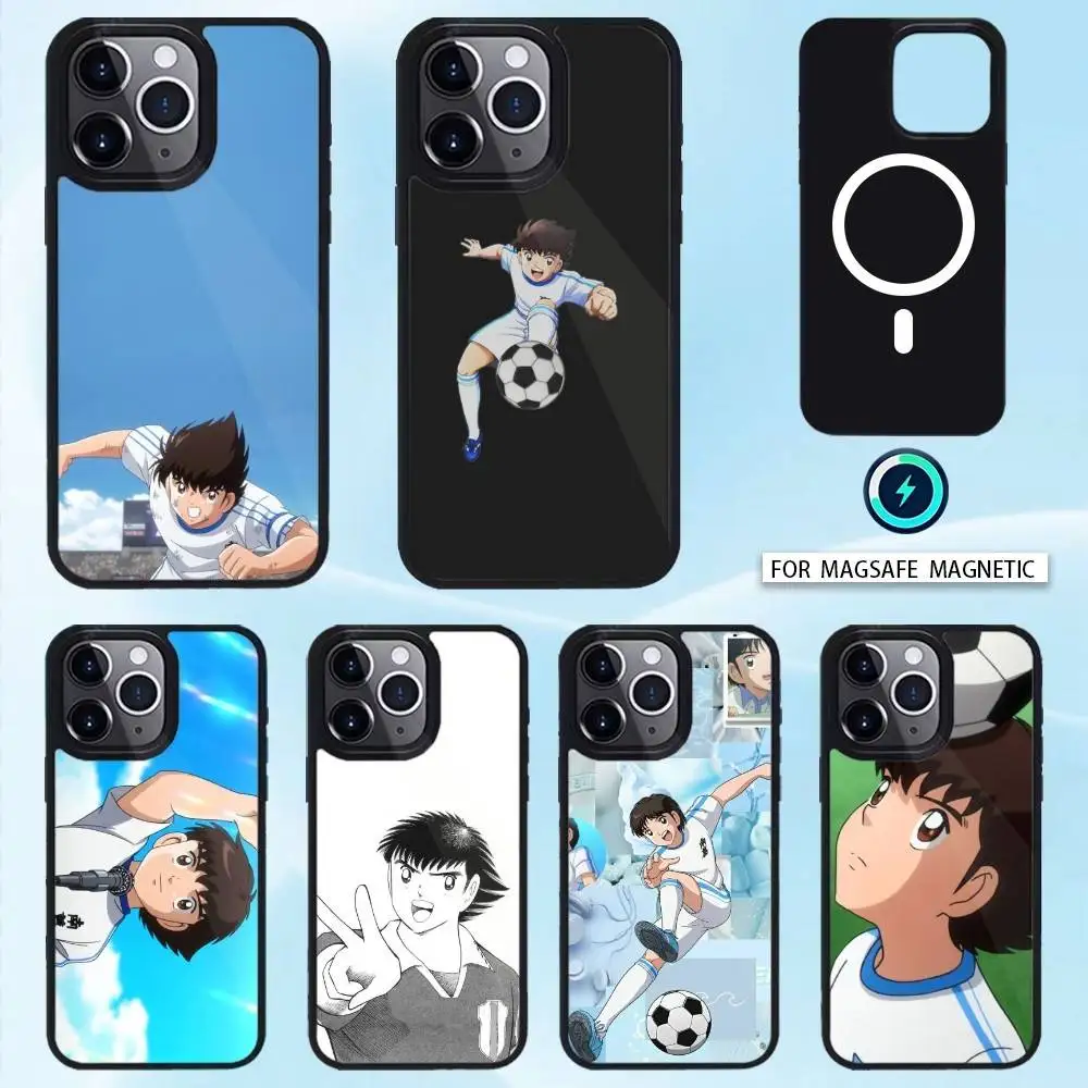 

Comic C-Captain T-Tsubasas Phone Case For iPhone 16,15,14,13,12,Pro,Max For Magsafe Magnetic Wireless Charging