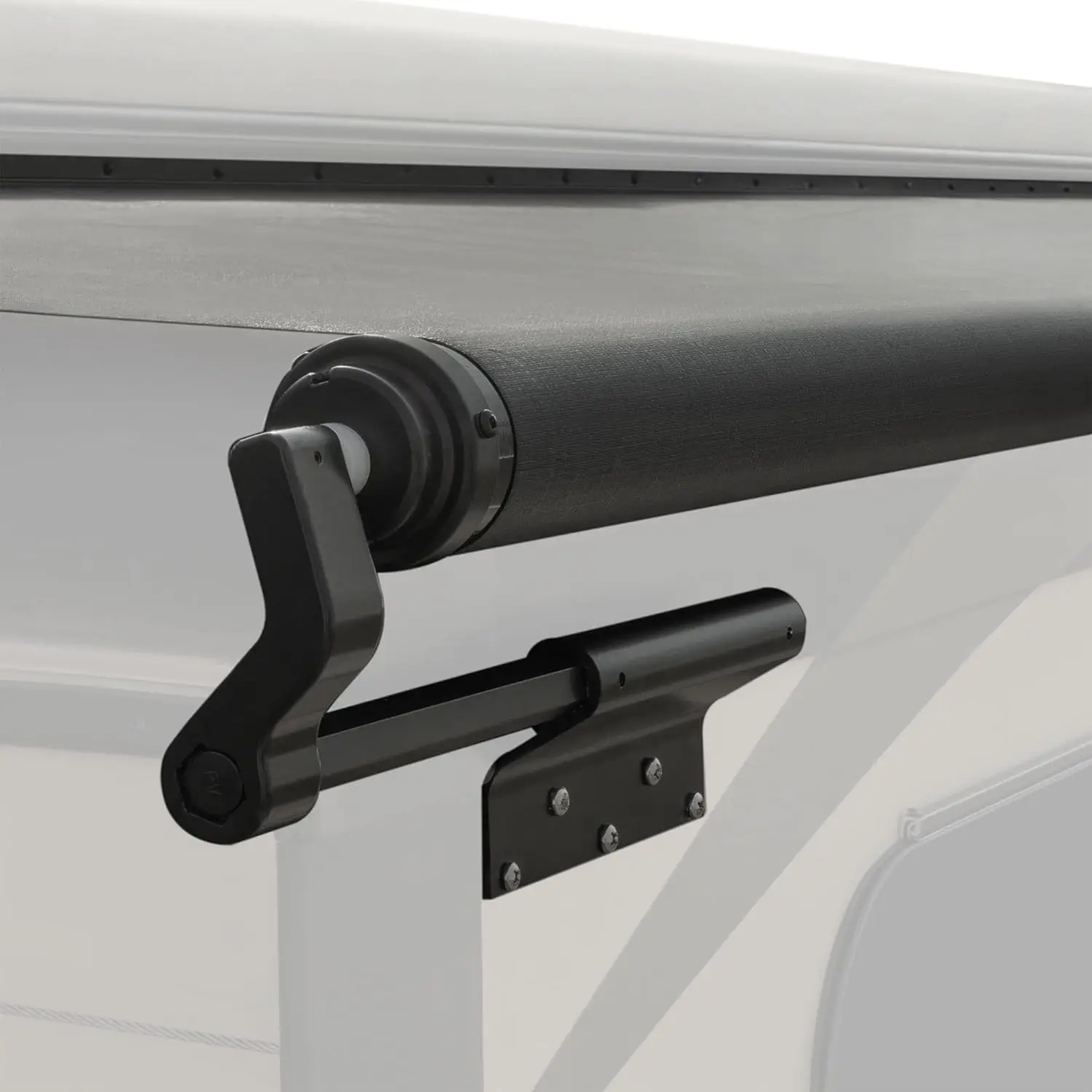 Kit de toldo deslizante para Rv |   Topper de corrediça de Rv |   Moldura e Tecido (10', Preto)