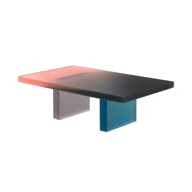 Modern   Home Acrylic Side Table Color Matte Living Room Acrylic Console Table