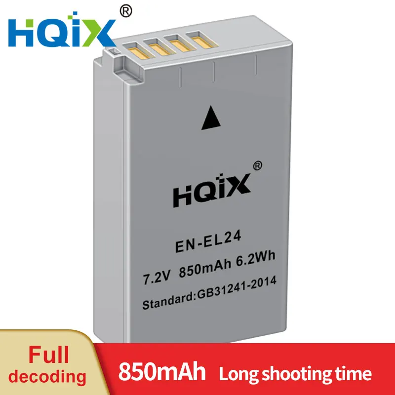 

HQIX for Nikon 1 J5 Camera EN-EL24 Battery Charger