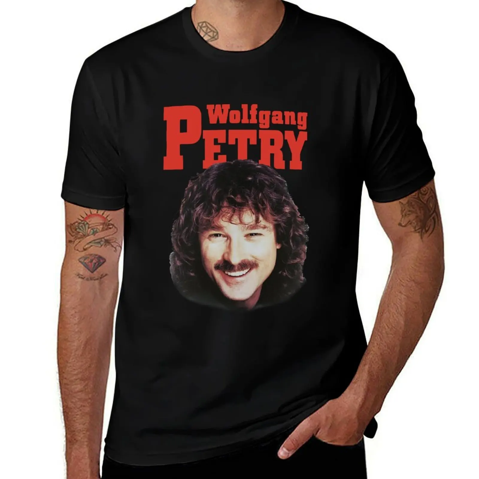 

wolfgang petry T-Shirt Casual Graphic Print Tee