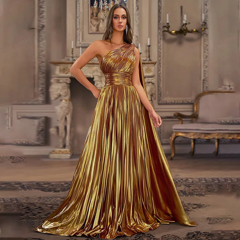 

2025 French Retro Elegant Style Ruffle Dress Summer New Sexy Off-Shoulder Backless Sleeveless Long Dress