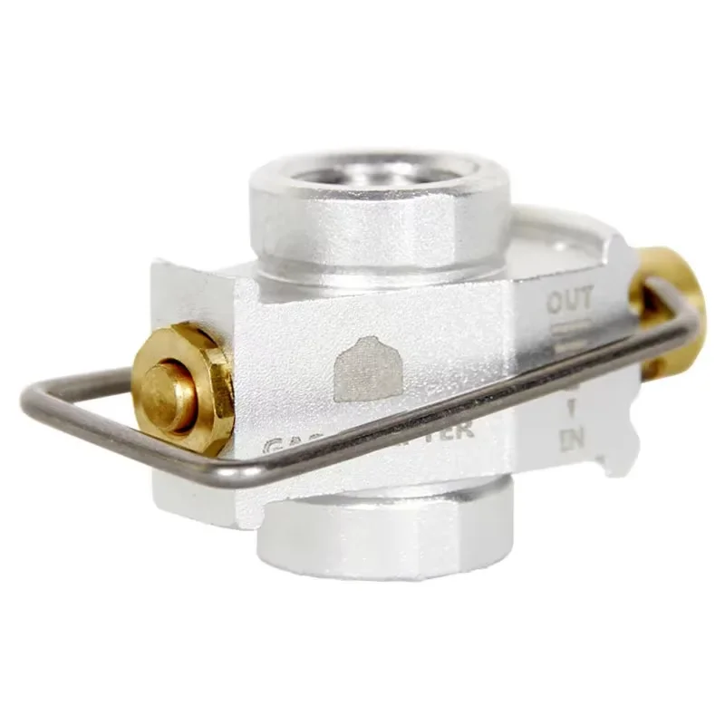 Outdoor-Campingkocher Gasflaschen-Nachfülladapter MAPP/Isobutan/Butan – Gegenseitiger Gasadapter zum Nachfüllen von Gassprühdosen