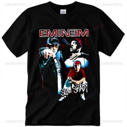 Eminem Shady Inspired Hip Hop Rap Men T Shirt Eminem Shirt Eminem Slim Shad mens white tee shirtsstreet T-shirt Music Rock Boys