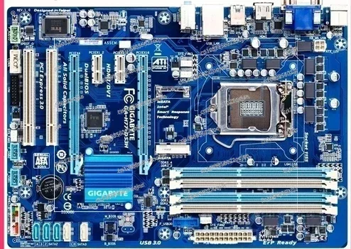 95% New Z77 Mainboard Gigabyte GA-Z77P-D3 1155 Mainboard Support 1230 V2 3470