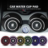 2pcs Car Non-slip Water Cup Pad Bottle Anti-skid Silicone Mat For Toyota Alphard Vellfire 30 Series 2017 2018 2019 2020 2021