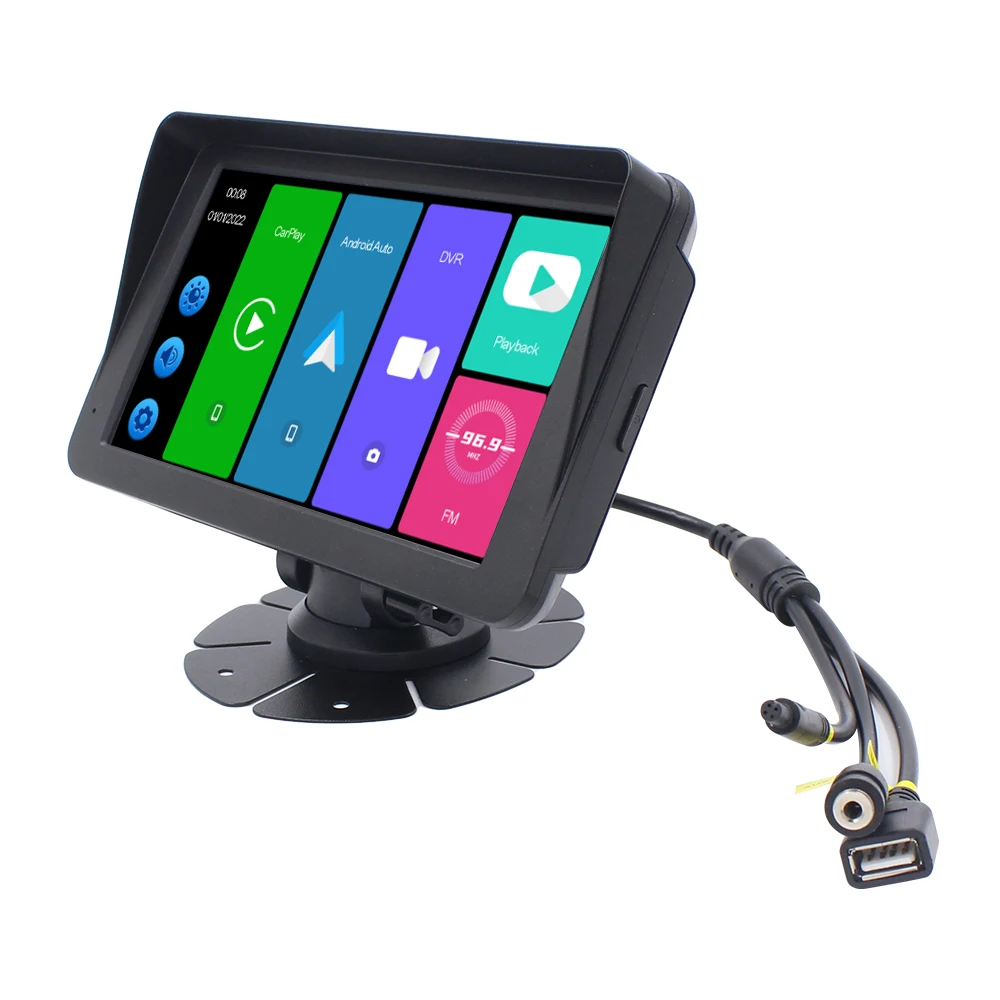 

5G 7 Inch Wired Touch Screen For Apple Carplay & Android Auto Gps Navigation For Car