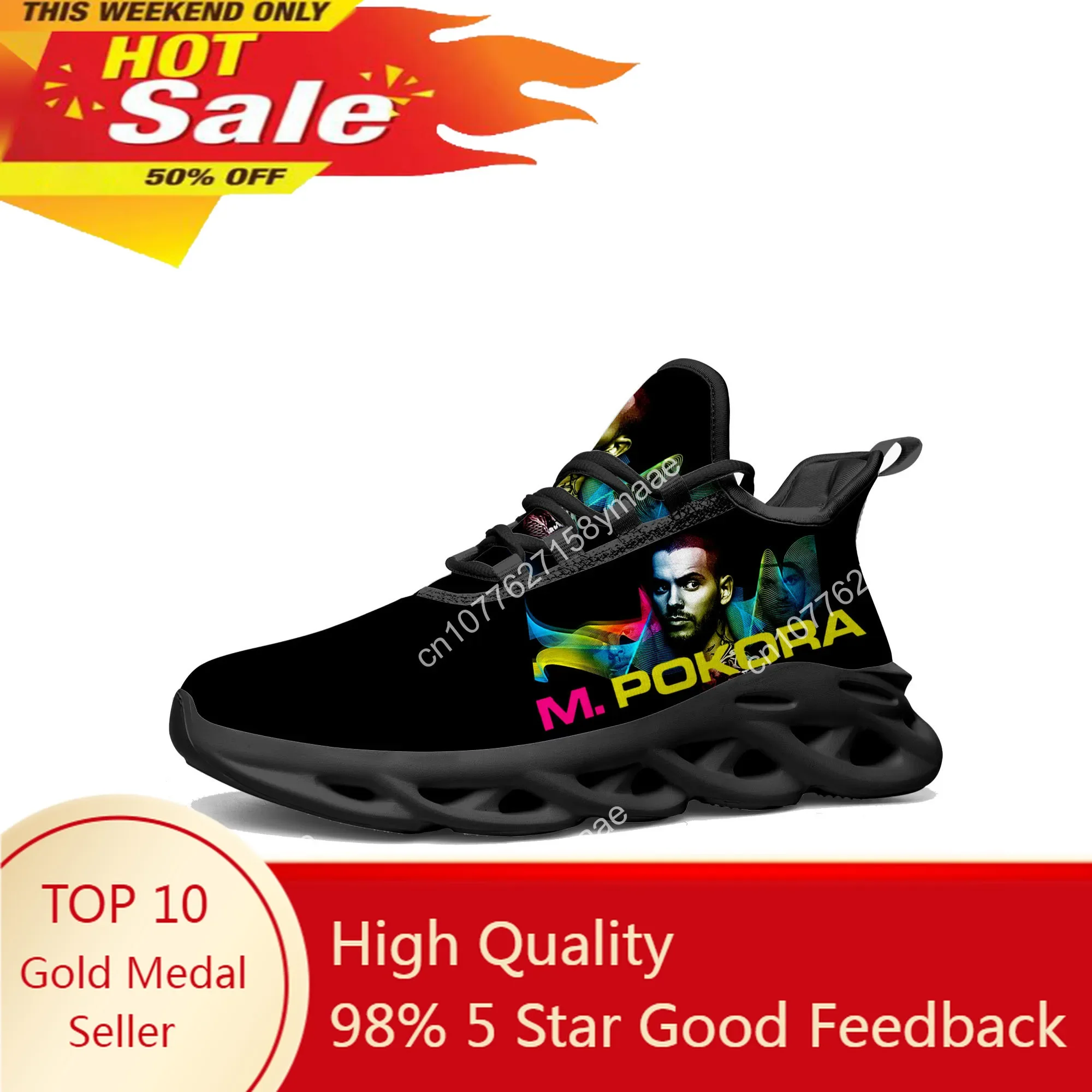 

M Pokora Singer Flats Sneakers Mens Womens Sports Running Shoes High Quality Sneaker Customization Shoe Lace Up Mesh Footwear