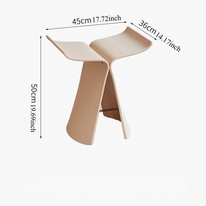 الأثاث فراشة البراز غرفة المعيشة أريكة كرسي الشرفة الأحذية تغيير البراز مقعد صغير الإبداعية مقعد المحمول كرسي للترفيه