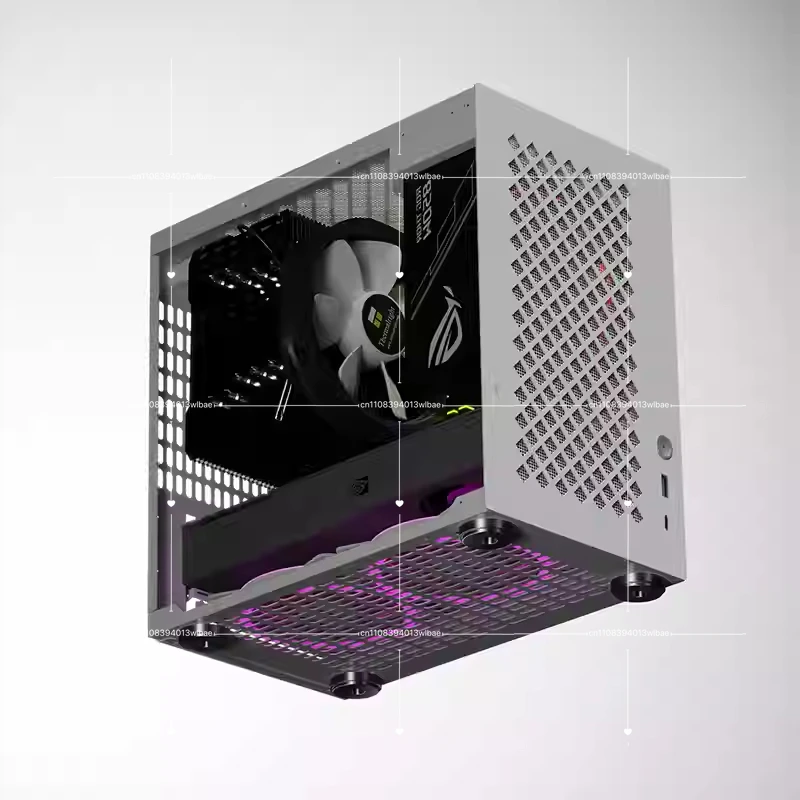 

SS30 SS31 40 Side Transparent Portable Case High Appearance ITX Case Compact Small Case SFX