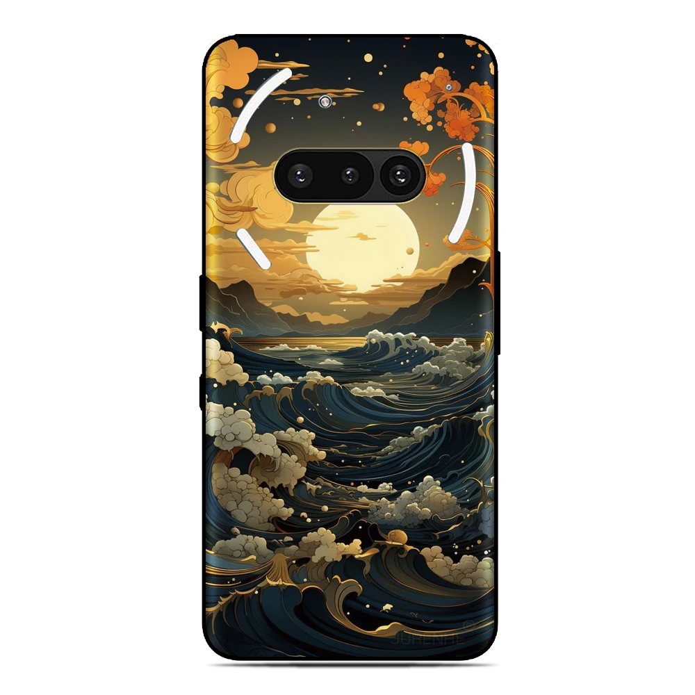 اليابان كاناغاوا غطاء ل LG الجناح المخملية K22 K61 K50 K51s K52 K20 K40 Q6 Q7 Stylo 5 6 G8X G6 G7 G8 V40 V50 V60 ThinQ جراب هاتف #6