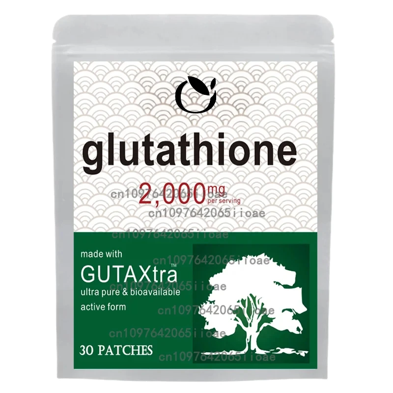 

Переплетные пластыри Glutathione с молочным раствором, NAC, коллагеном, витамином С - клетовое здоровье, сияющая кожа, 30 пластырей