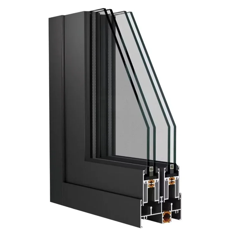

Double-glazed modern energy-saving thermal insulation aluminum alloy sliding doors with screens for villa gardens