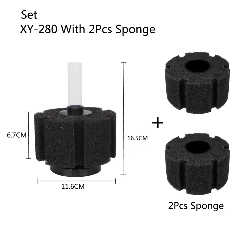 Zwart Spong Filter voor Aquarium Fish Tank Luchtpomp Skimmer Biochemische Spons Filter Aquarium Bio Filters Filtro Aquario Nieuw