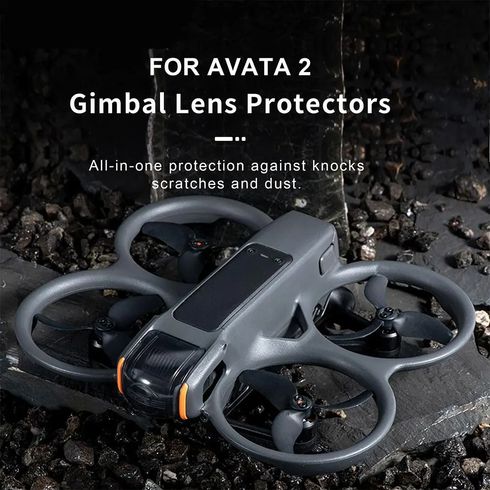 Multi-funcional UAV Lens Protection Cover, Aerial Camera Head Protection, Shuttle Front End Safety Device para DJI AVATA2 W9H5