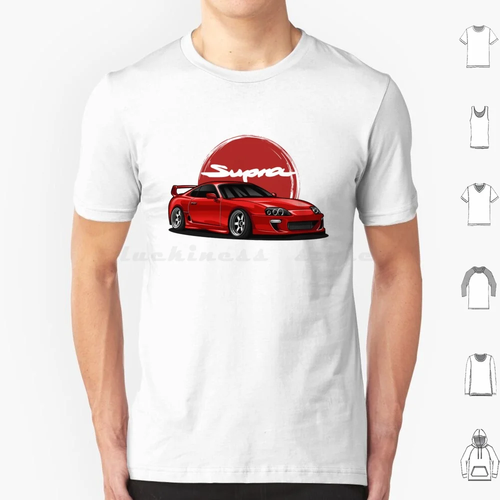 4 Red Candy T Shirt Cotton Men Women DIY Print Car Cartshirts Automotive Motors Vehicle Sportcar Japan Jdm Race Supercar