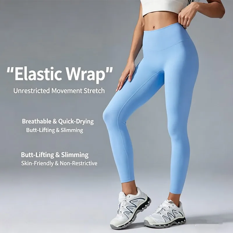

Women's High-Waisted Yoga Leggings Pants High Elastic Butt Lifting Tummy Control Workout Sports Pants Women for Running Fitness