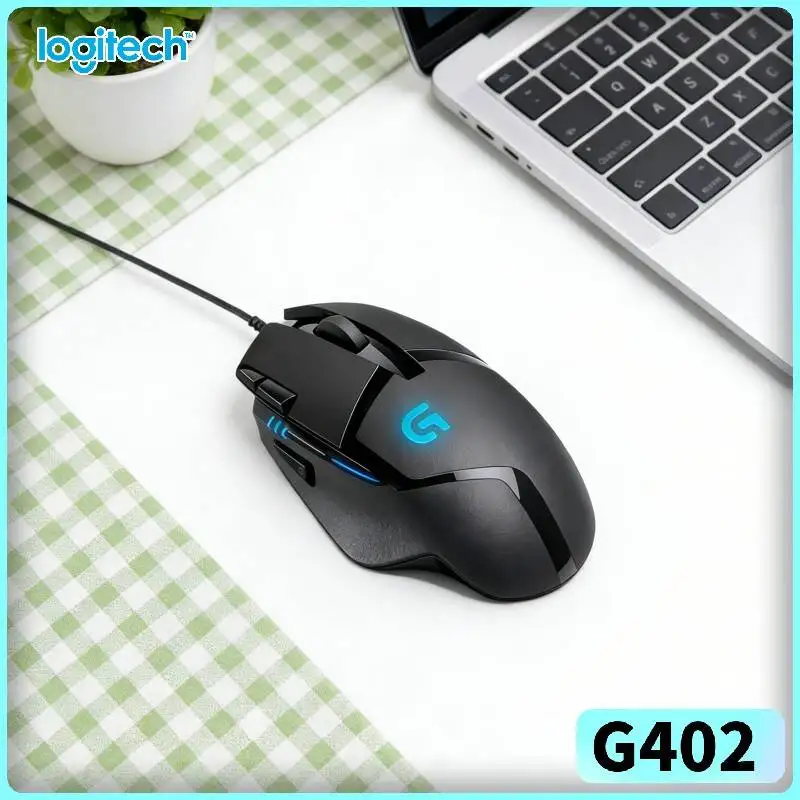 

Игровая мышь Logitech G402 Hyperion Fury, 32-битный процессор ARM, высокая откликабельность для быстрых игр G102/G203/M100R