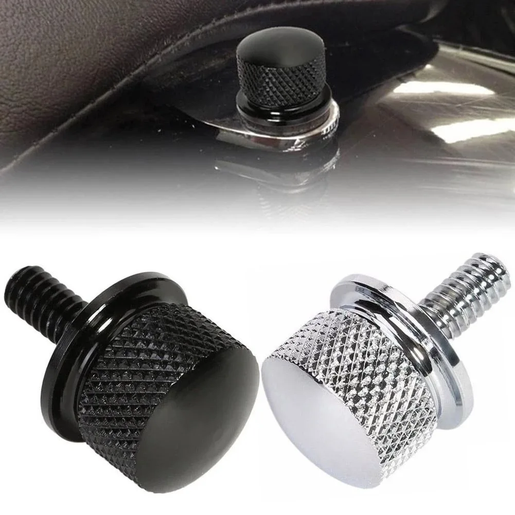 1/2/4PCS Motorcycle Seat Mount Bolt Screw 1/4' 20 Thread Seat Bolt Saddle Screw for Harley Sportster Touring Street Glide Road