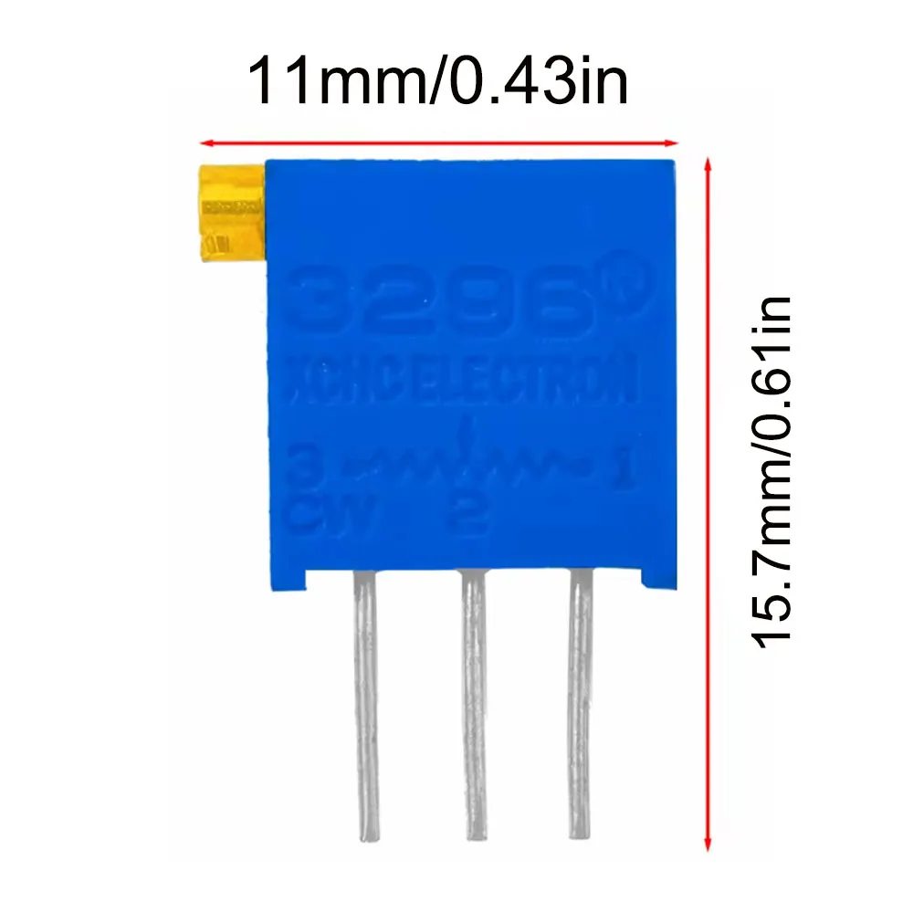 50Pcs 10kinds 100R - 500K 3296X Multiturn Trimmer Potentiometer Assorted kit