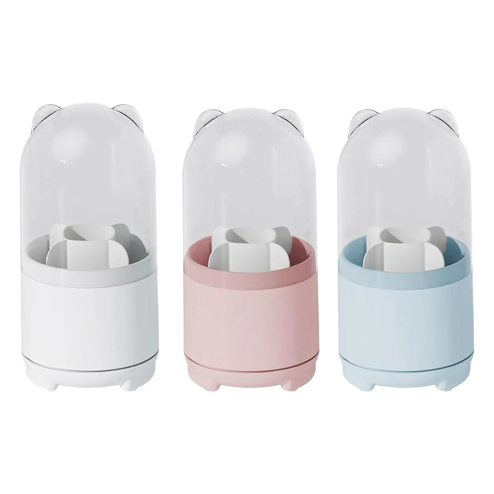 Brush Holder, 5 grids Degree Rotating Cosmetics Holders Makeup Brush Holder, for Cosmetic Pen Holder Rack