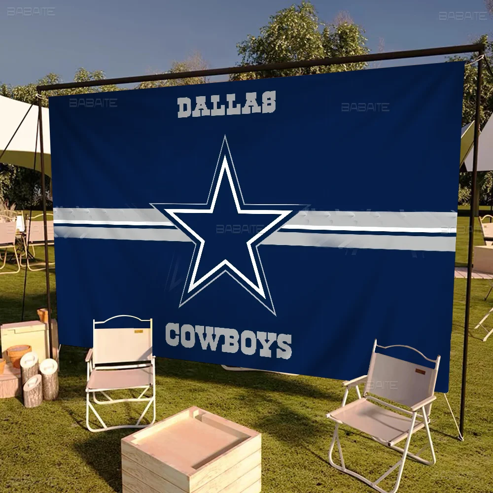 C-Cowboys Retro Flags Multiple Choice Living Studio Booth Interior Decoration Banner