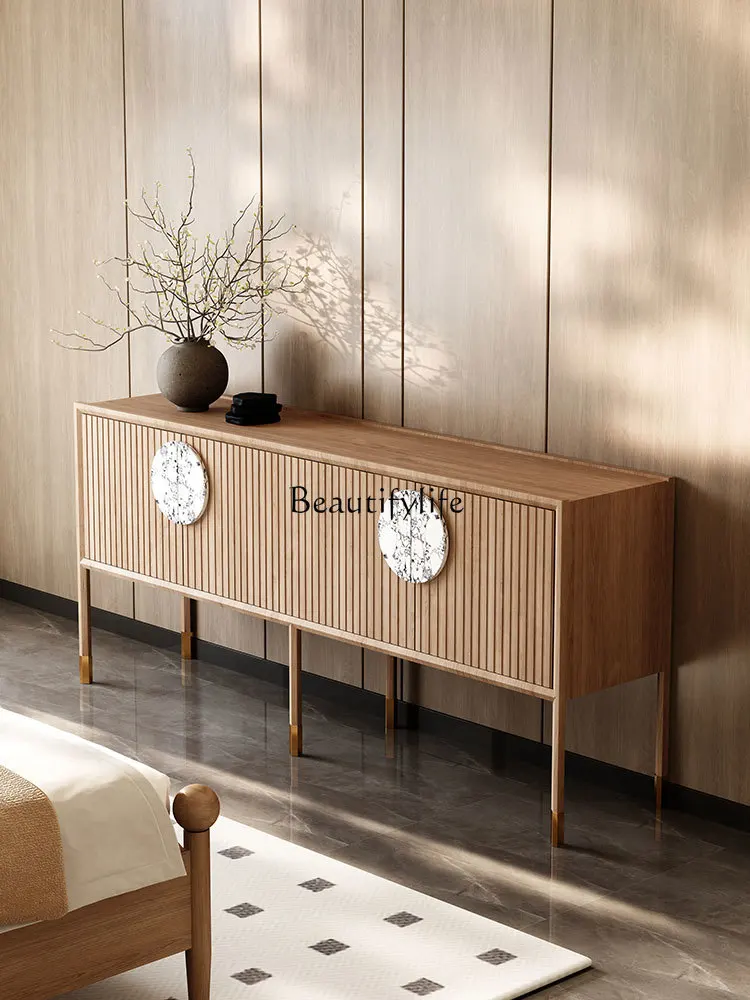 

5Medieval style solid wood entrance entrance cabinet household simple shoe cabinet retro