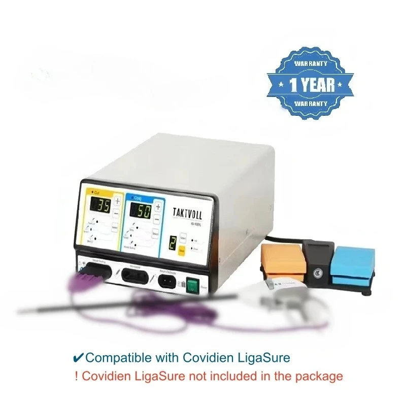 Veterinary Pet electrosurgery TAKTVOLL ES-120VL vascular closure animal tissue cutting Compatible with Covidien LigaSure