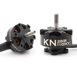 KN 2808 1100KV 24V 6S Lipo Silnik bezszczotkowy 5 mm Wał 12N14P Do GF7037-3 GF7042 7-calowy wspornik RC FPV Drony wyścigowe na duże odległości