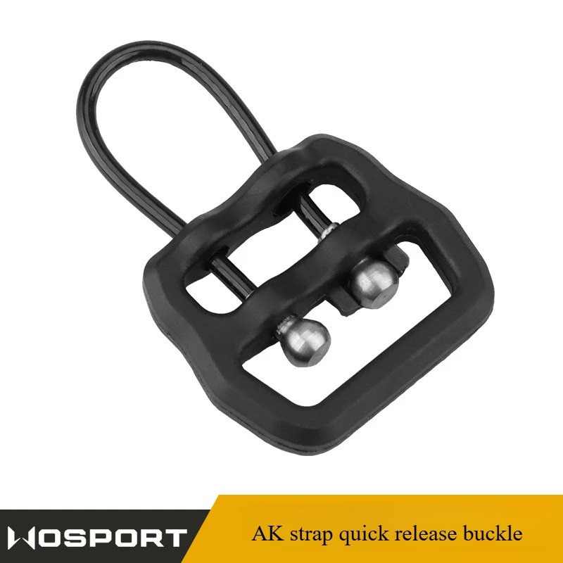 

2PCS WOSPORT AK Shoulder Strap Quick Release Buckle Compatible with 25mm Tactical Functional Rope