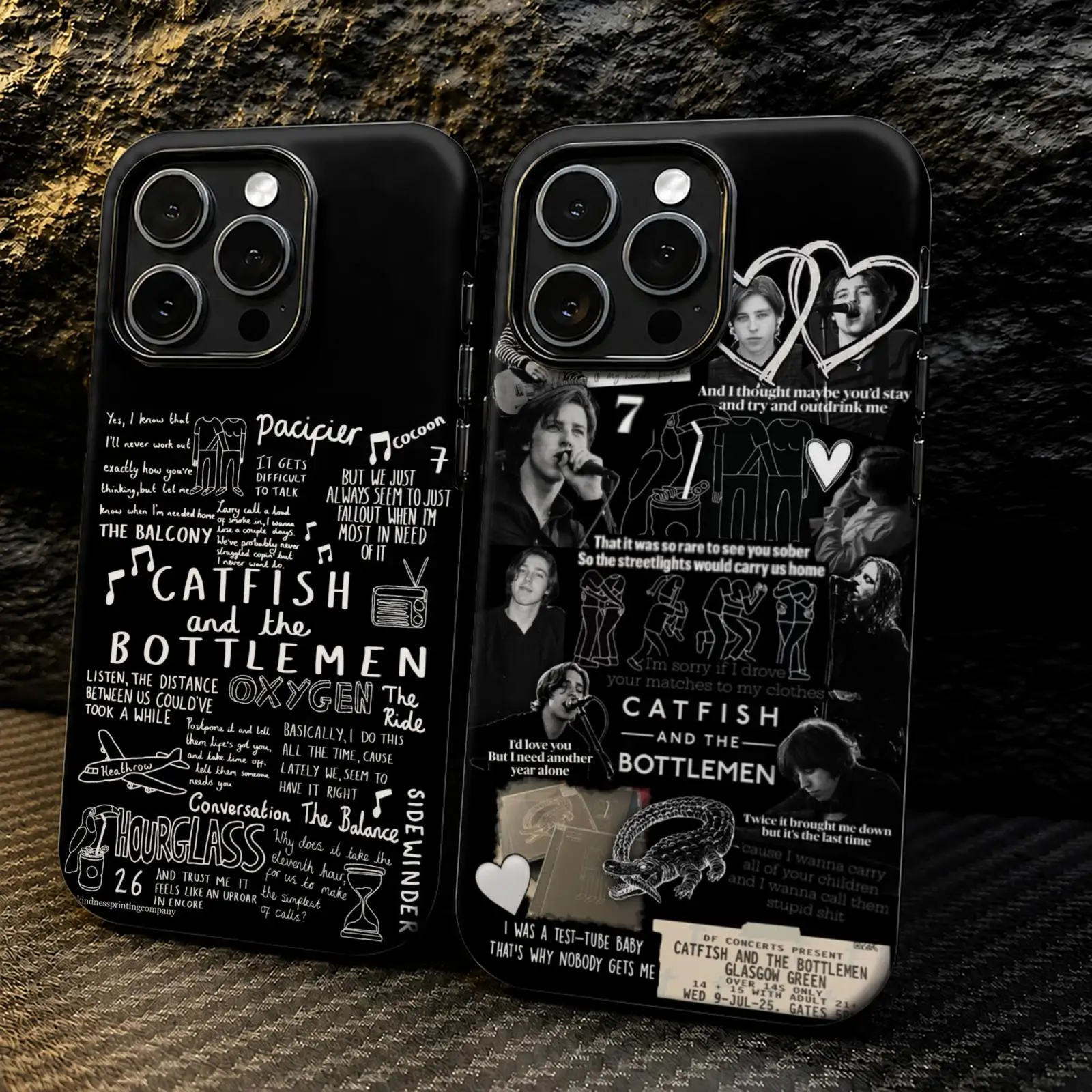 Чехол C-Catfish And The B-Bottlemen для iPhone 17 16 15 14 13 12 11 Pro Max Air, двухслойный, противоударный защитный чехол