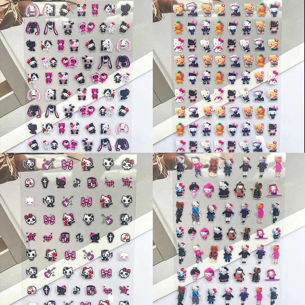 

Длинные ноги Hellokitty ПВХ мини-плакат товары наклейки дизайн ногтей оптовая продажа забавное украшение для ноутбука коробка для бутылок чехол для телефона клавиатура