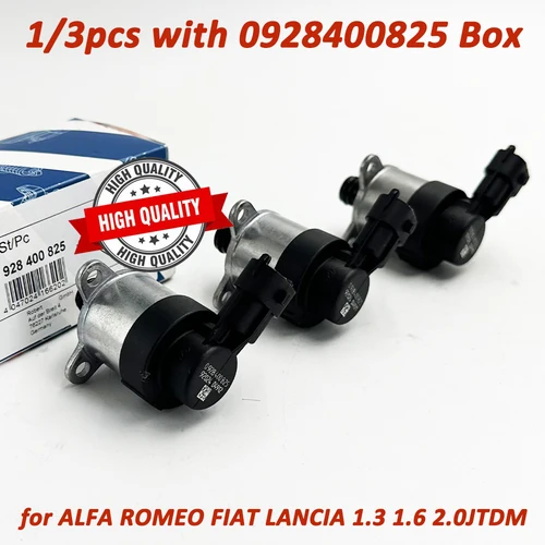 Imagen 1 del producto Válvula de Control del regulador de presión de combustible, accesorio para ALFA ROMEO CITROEN PEUGEOT FIAT LANCIA 0928400825 1,3 1,6 JTDM, 1/3 piezas, con caja 2,0