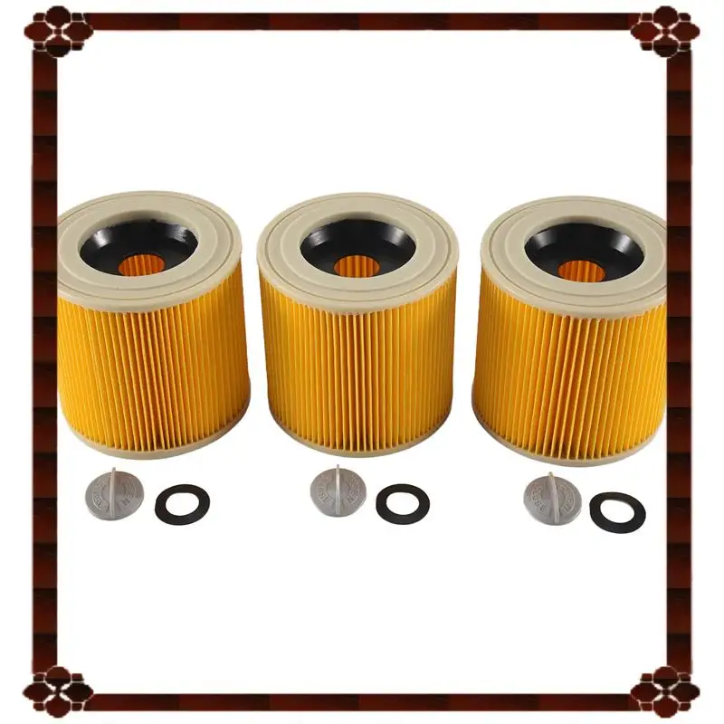 فلتر خرطوشة التسليم لمدة 24 ساعة للمكنسة الكهربائية كارشر WD3 Premium WD2 WD3 WD1 MV3 MV2 WD 3 P طقم تمديد ضد Fine D