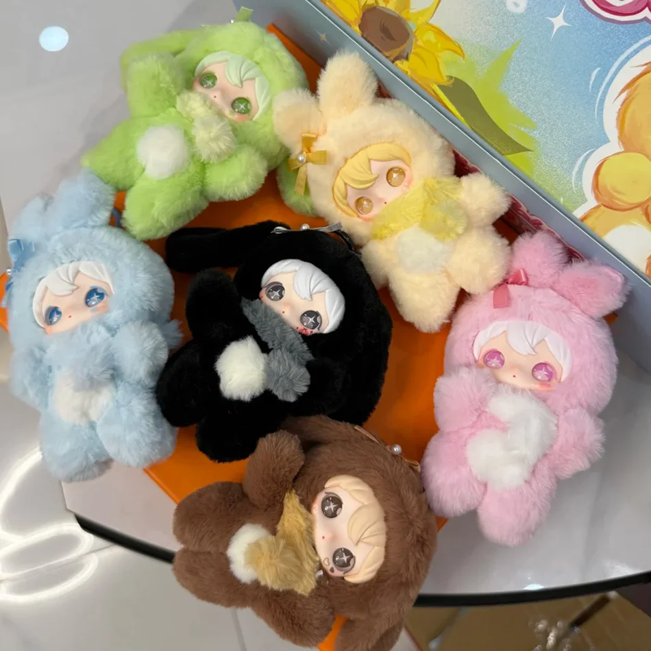 Ayor brinquedos coelho brilhante caixa cega de vinil-pingente de jogo na moda bonito shyshyshy série mundial colecionável para meninas presente de aniversário