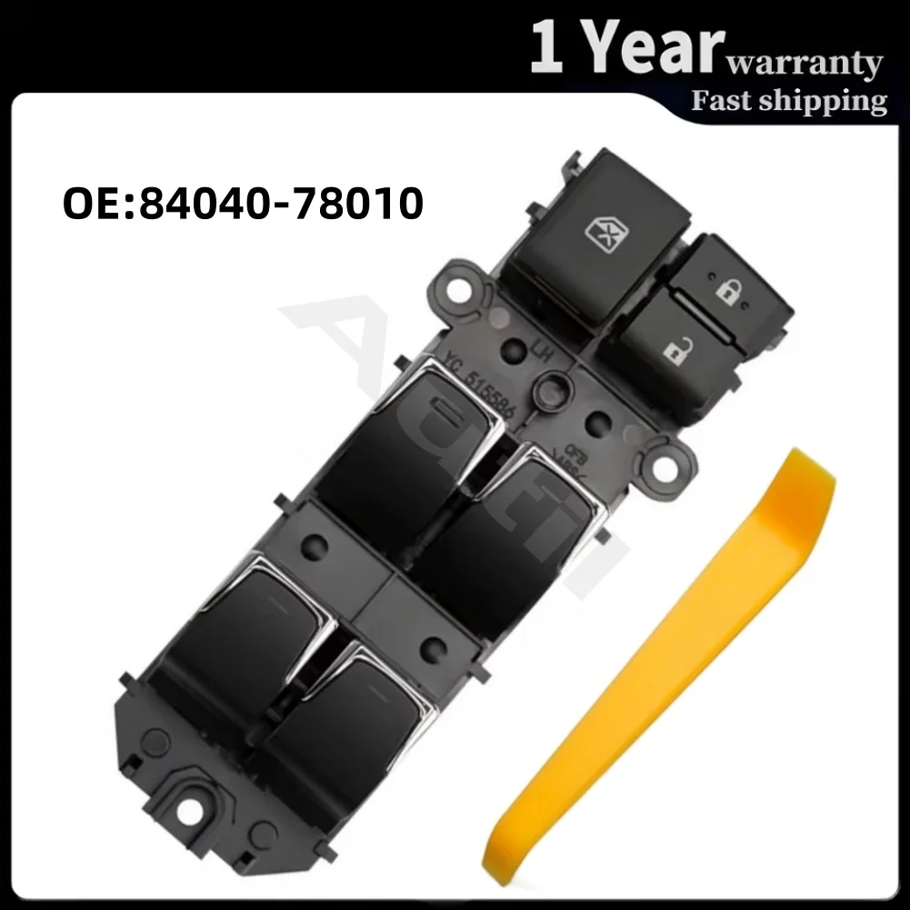 8404078010 for Lexus NX200T 2015-2021 Front Left Master Power Window Switch Electric Glass Lifter Button Driver Side Accessories