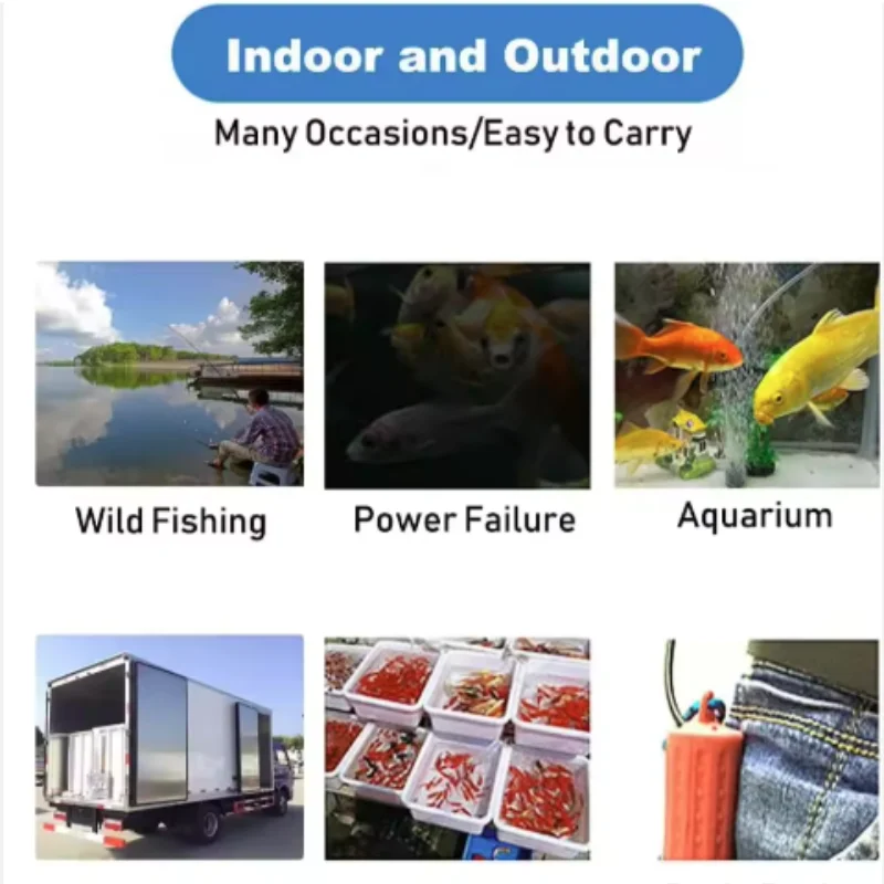 Heißes Mini-Aquarium-Luftpumpen-Set, USB-betrieben, leise, energieeffizienter Sauerstoffgenerator mit Luftstein für Fischbecken – Detail 11