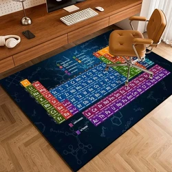 Periodic Table of Elements Area Rug Chemistry Science Carpet Home Living Room Bedroom Dorm Floor Mat Kitchen Bathroom Door Mat