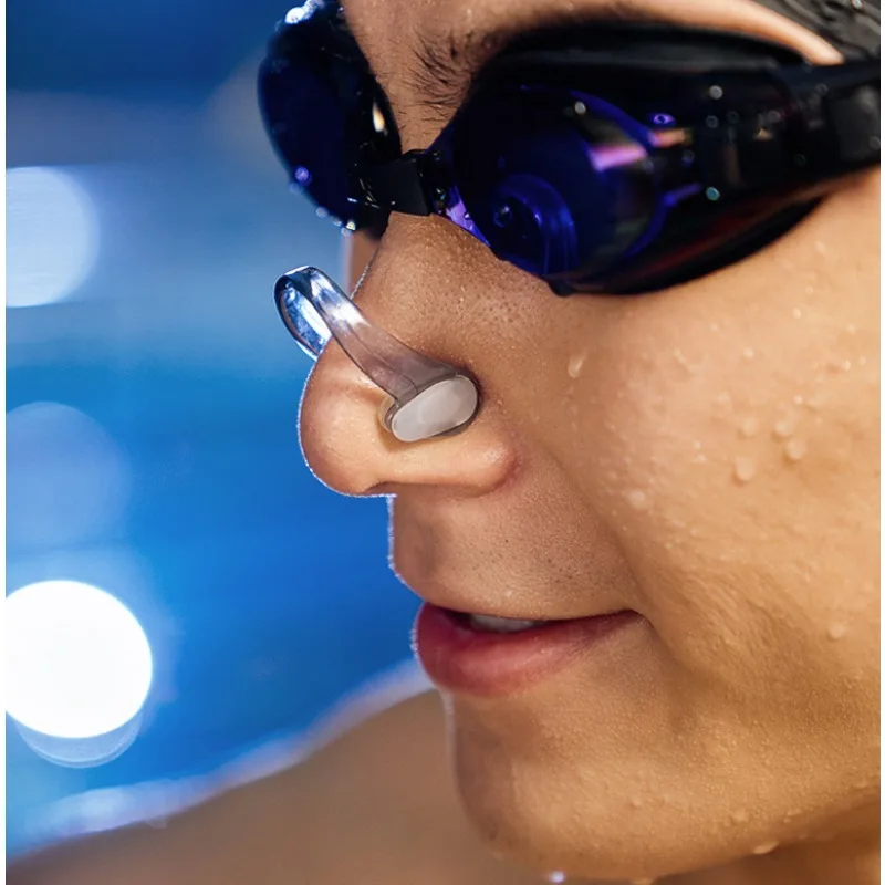 

Профессиональный зажим для носа, водонепроницаемая и противоскользящая силиконовая пробка для носа для дайвинга, аксессуары для надежной посадки и улучшенной защиты