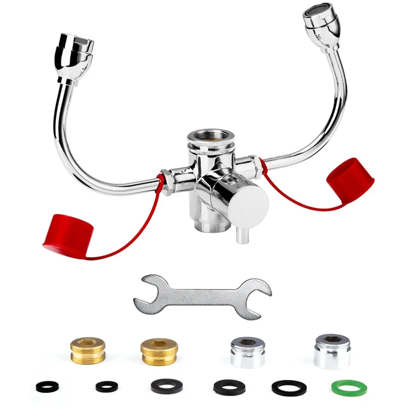 

ABWZ-Emergency Eye Wash Station-Faucet Mounted Eyewash Unit For Sink Attachment,Eye Flush Solution For Lab For Factory